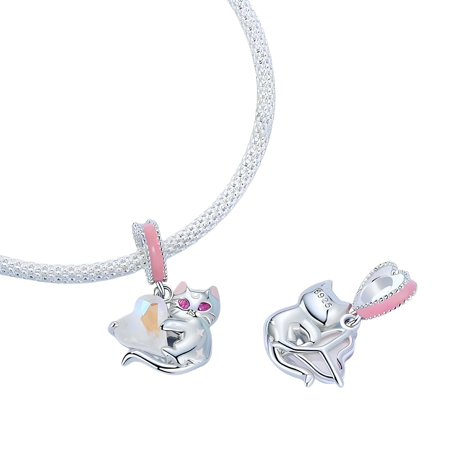 Charm Dije MIOW Plata .925 Pulsera