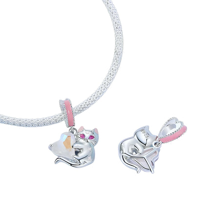 Charm Dije MIOW Plata .925 Pulsera