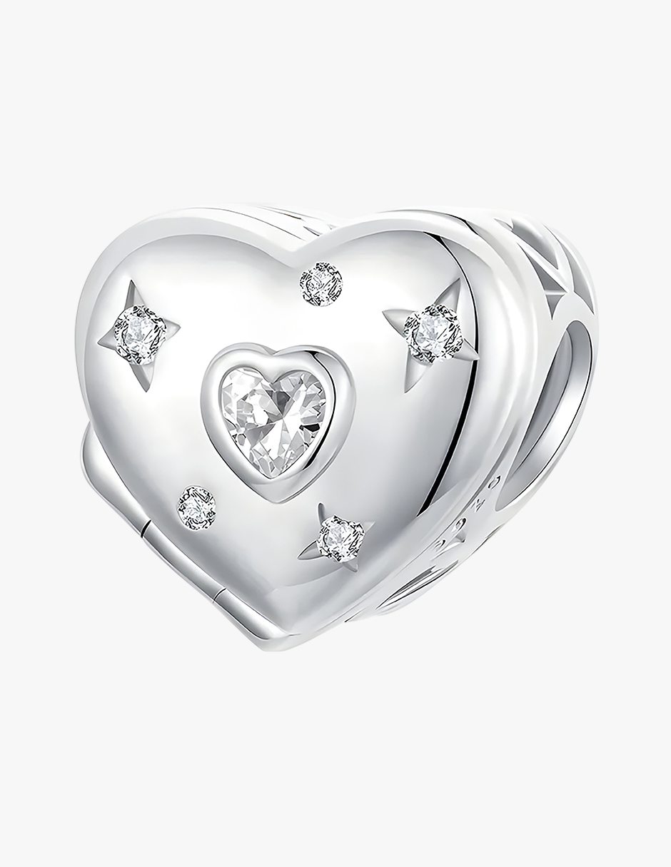Charm de Corazón, Plata .925, Ame Glam Pop