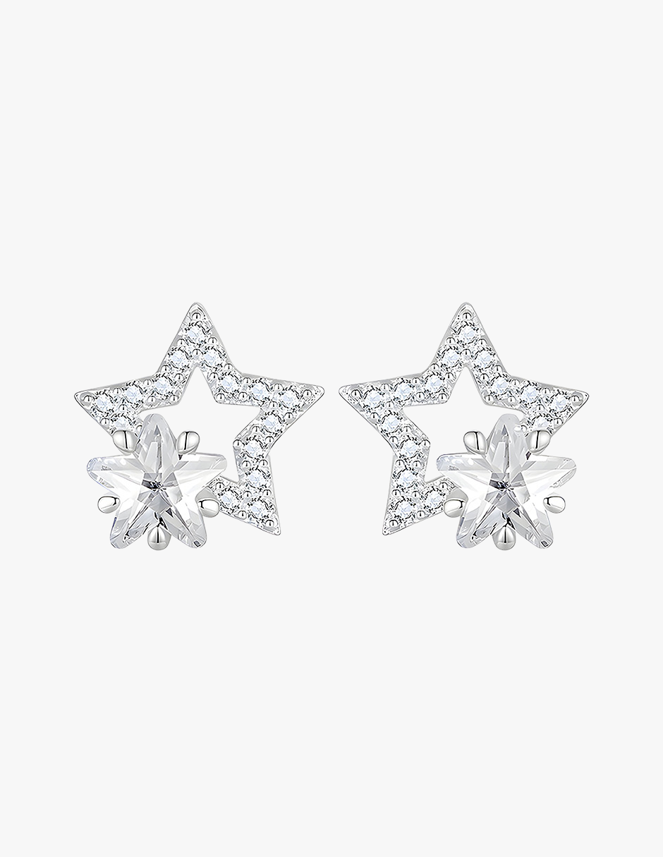 Aretes de Estrella, Plata .925, Ame Glam Pop