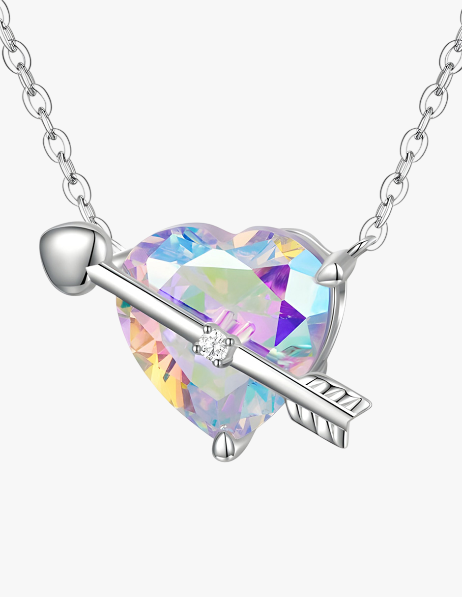 Collar de Corazón, Plata .925, Ame Glam Pop