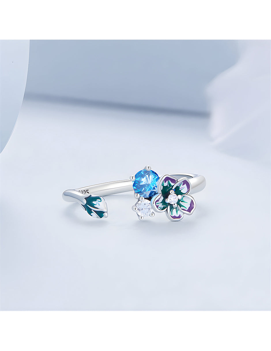 Anillo de Flor, Plata .925, Ame Glam Pop