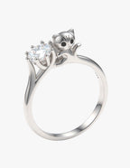 Anillo de Plata .925, Wedding Cat, Miow N°7