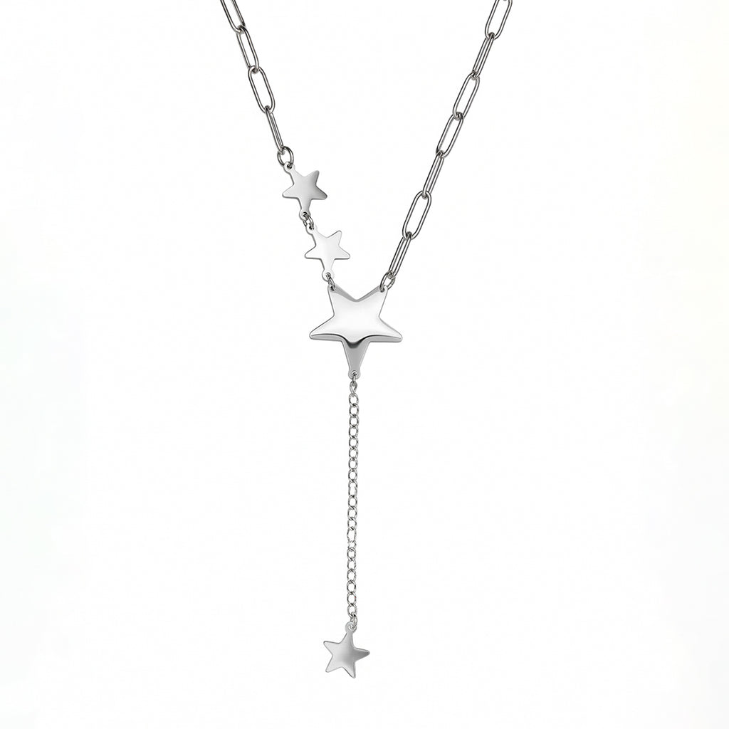 Gargantilla De Estrellas, Acero Inoxidable, Glam Pop Fantasy