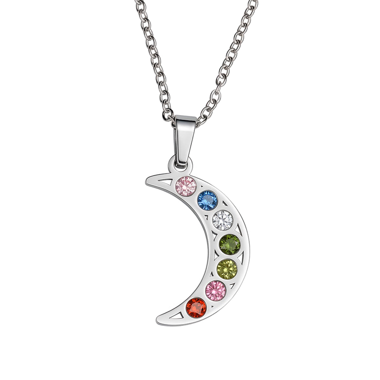 Collar Moon Colors, Acero Inoxidable, Glam Pop Fantasy