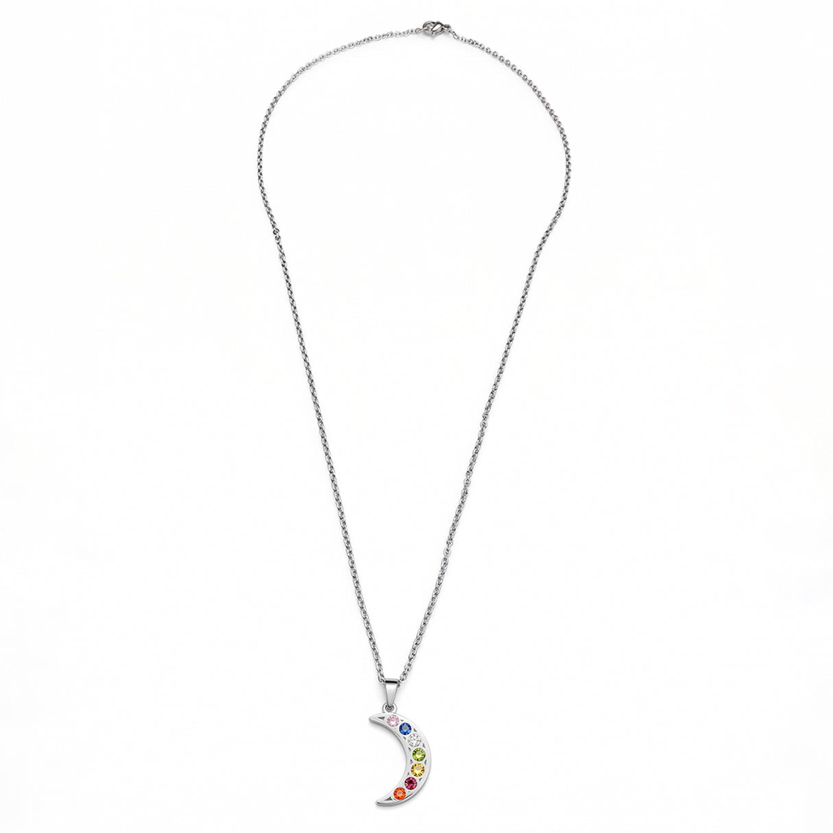 Collar Moon Colors, Acero Inoxidable, Glam Pop Fantasy