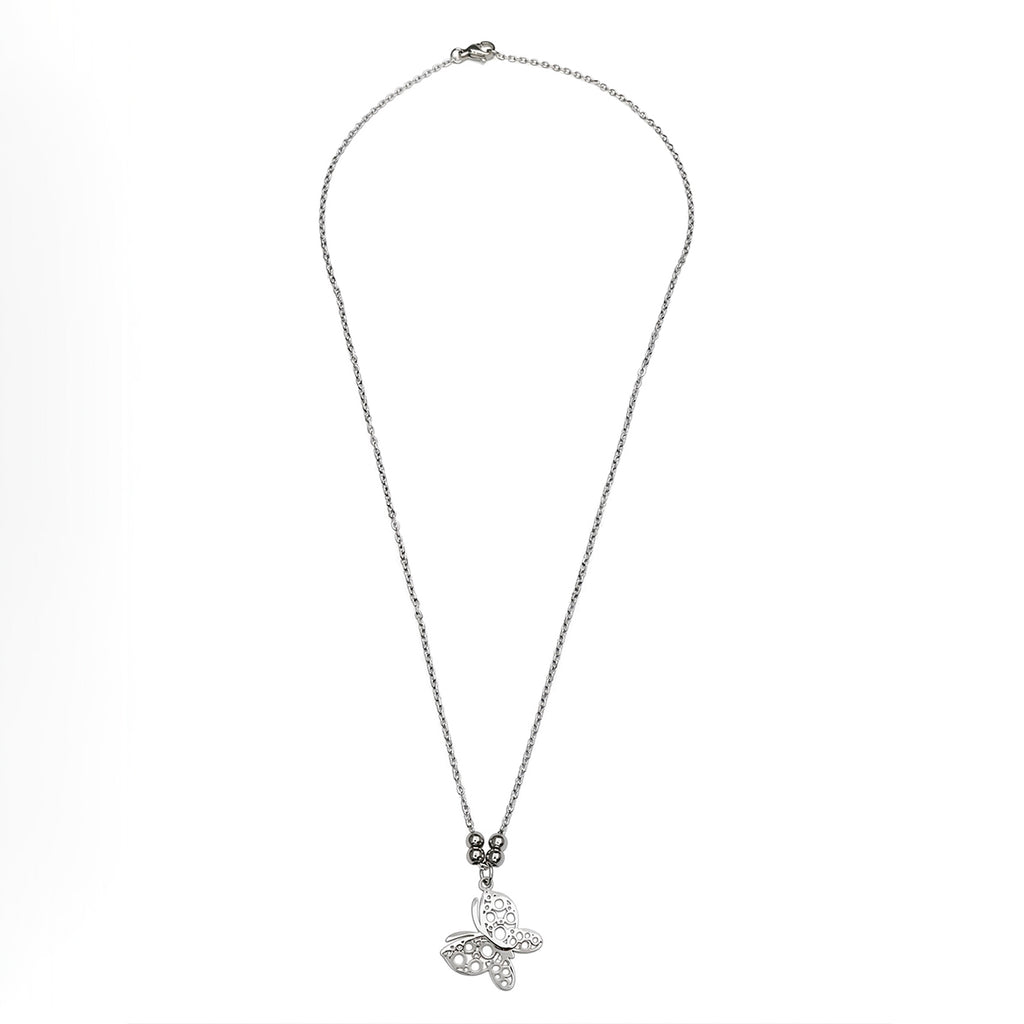 Collar  Mariposa, Acero Inoxidable, Glam Pop Fantasy
