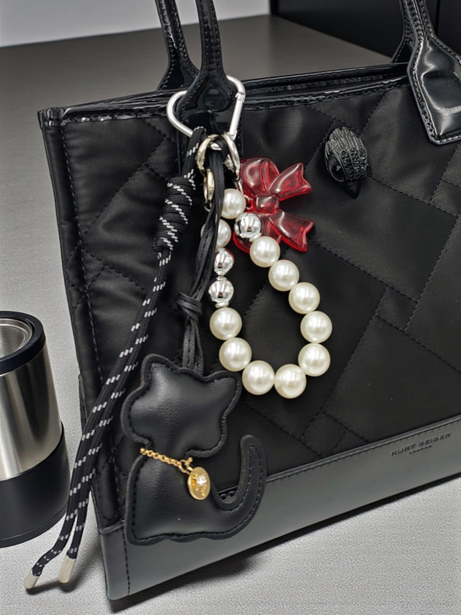 Charm para Bolsa, Gato Negro, Miow