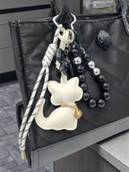 Charm para Bolsa, Gato Blanco, Miow