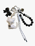 Charm para Bolsa, Gato Blanco, Miow