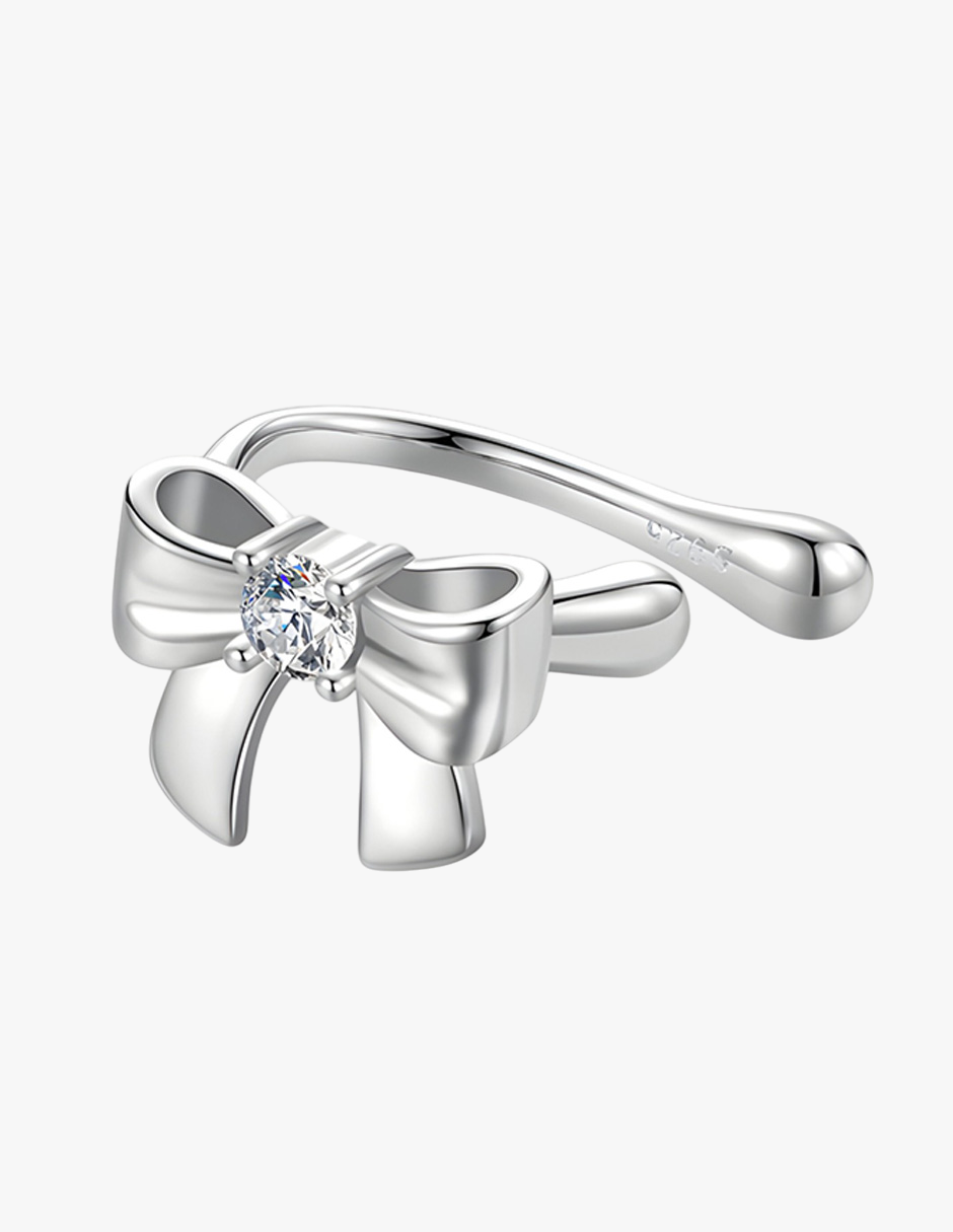 Ear Cuff de Moño, Plata .925, Ame Glam Pop