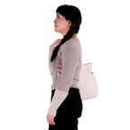 Tote Bag - The Tote Cat Miow En Lona Natural Beige