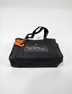 Tote Bag - The Tote Cat Miow En Lona Natural Negra