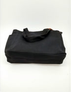 Tote Bag - The Tote Cat Miow En Lona Natural Negra