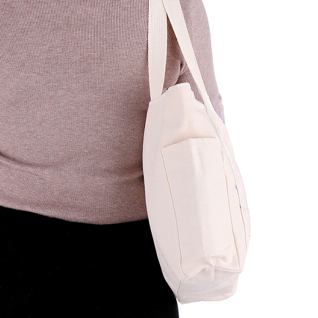 Tote Bag - Tote Cat Mom MIOW Beige