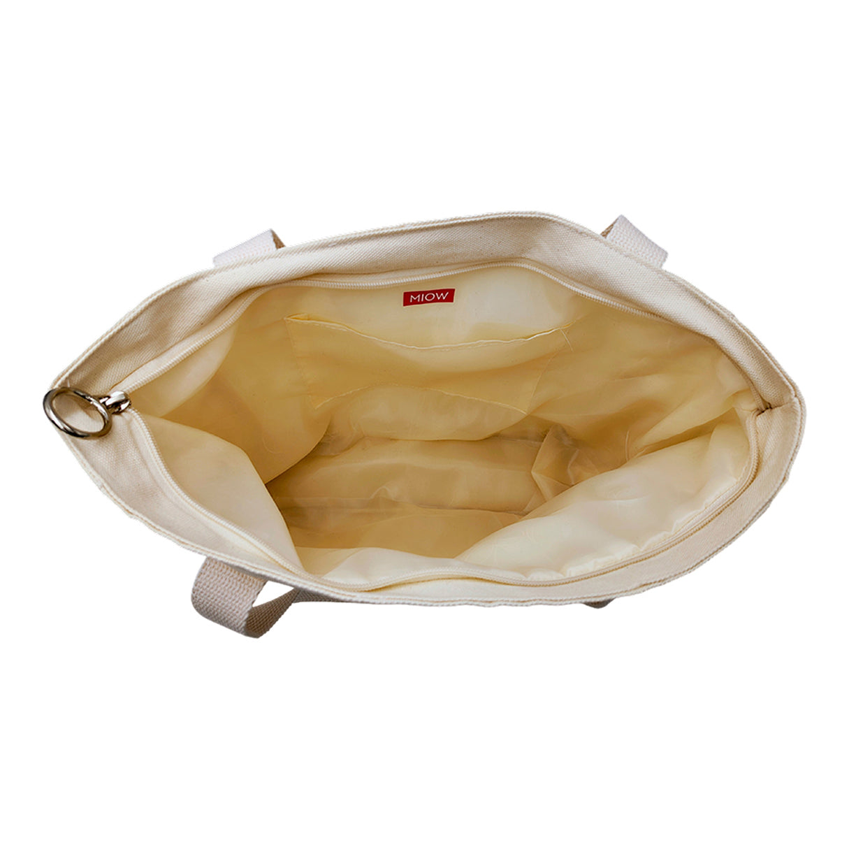Tote Bag - Tote Cat Mom MIOW Beige
