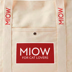 Tote Bag - Tote Cat MIOW Beige