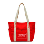 Tote Bag - Tote Cat MIOW Roja