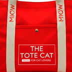 Tote Bag - The Tote Cat MIOW Roja