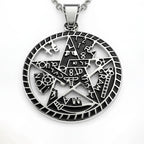 Collar Tetragramaton, Acero Inoxidable, Glam Pop Fantasy