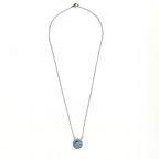 Collar Ojo Turco Con Brillantes, Acero Inoxidable, Glam Pop Fantasy