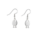 Aretes Pez, Acero Inoxidable, Glam Pop Fantasy