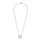 Collar Herradura Y Corazon, Acero Inoxidable, Glam Pop Fantasy