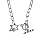 Gargantilla Con Estrella, Acero Inoxidable, Glam Pop Fantasy