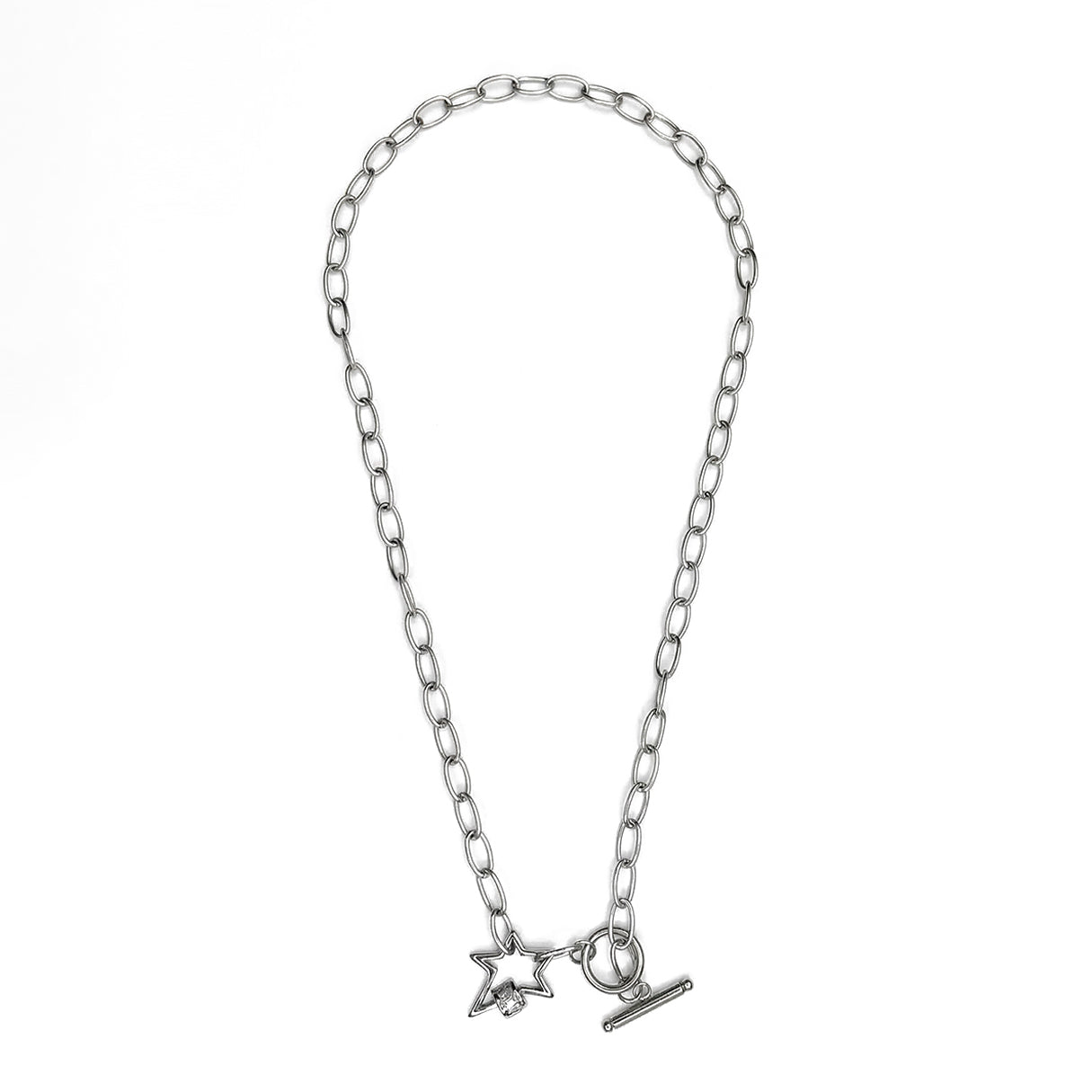 Gargantilla Con Estrella, Acero Inoxidable, Glam Pop Fantasy