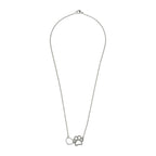 Collar  Corazon Y Huella, Acero Inoxidable, Glam Pop Fantasy