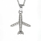 Collar Avion Brillante, Acero Inoxidable, Glam Pop Fantasy