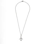 Collar Avion Brillante, Acero Inoxidable, Glam Pop Fantasy