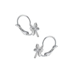 Aretes Moon Dragonfly, Acero Inoxidable, Glam Pop Fantasy