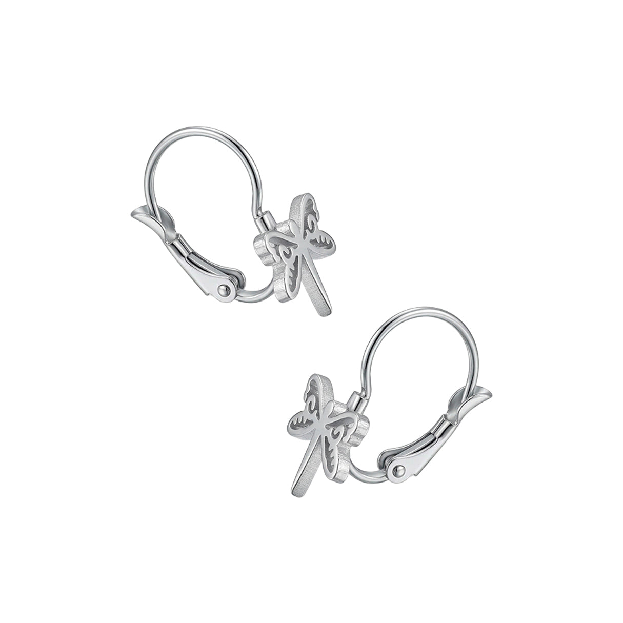 Aretes Moon Dragonfly, Acero Inoxidable, Glam Pop Fantasy