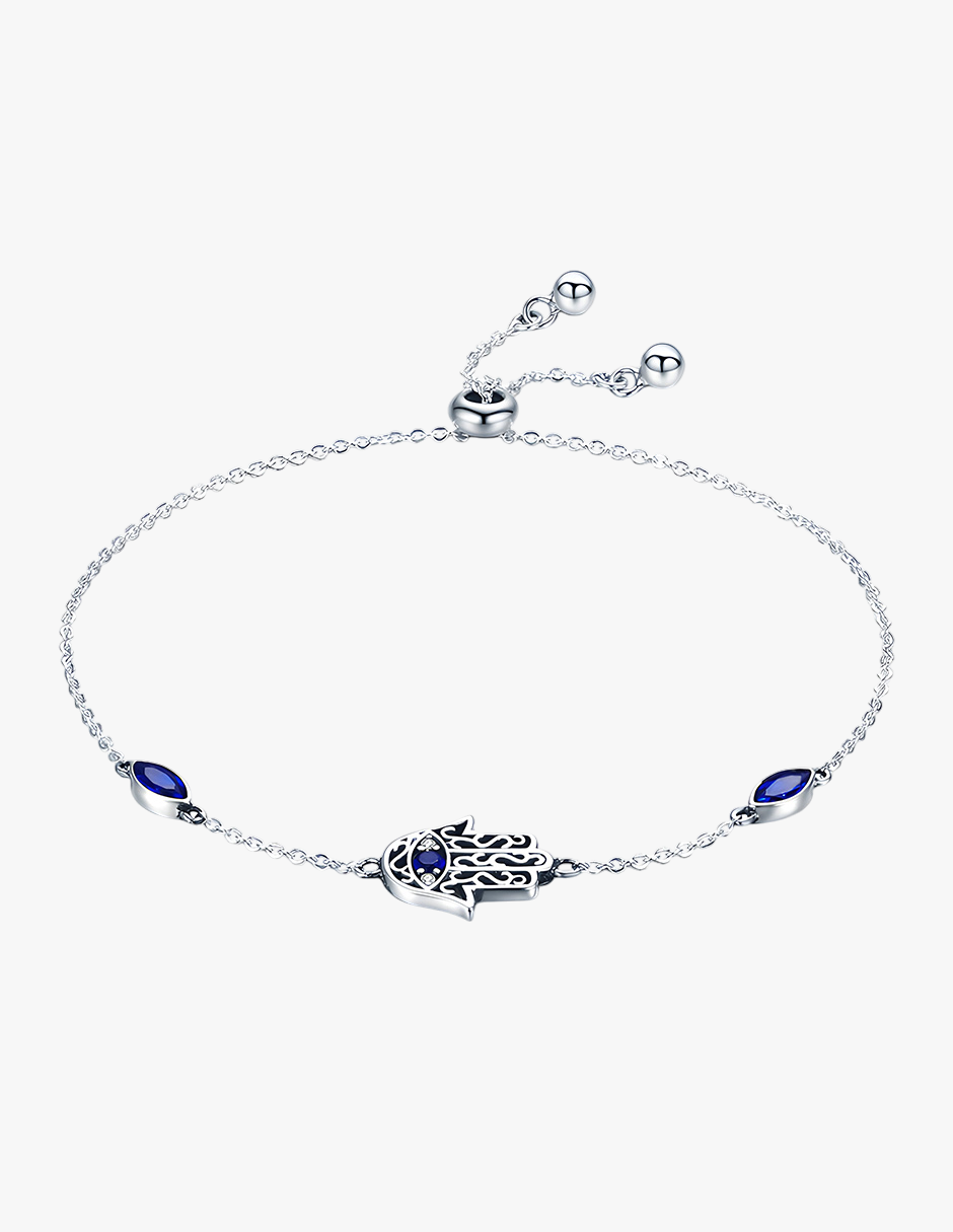 Pulsera Mano Fátima, Plata .925, Ame Glam Pop
