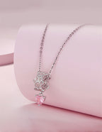 Charm de Plata .925, Heart Print, Miow