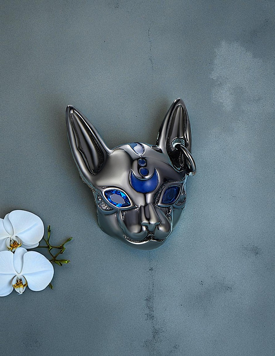 Charm de Plata .925, Cat God, Miow