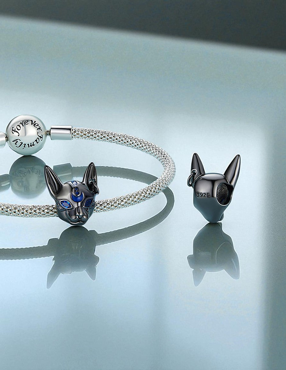 Charm de Plata .925, Cat God, Miow