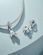 Charm de Plata .925, Cat Jumping, Miow