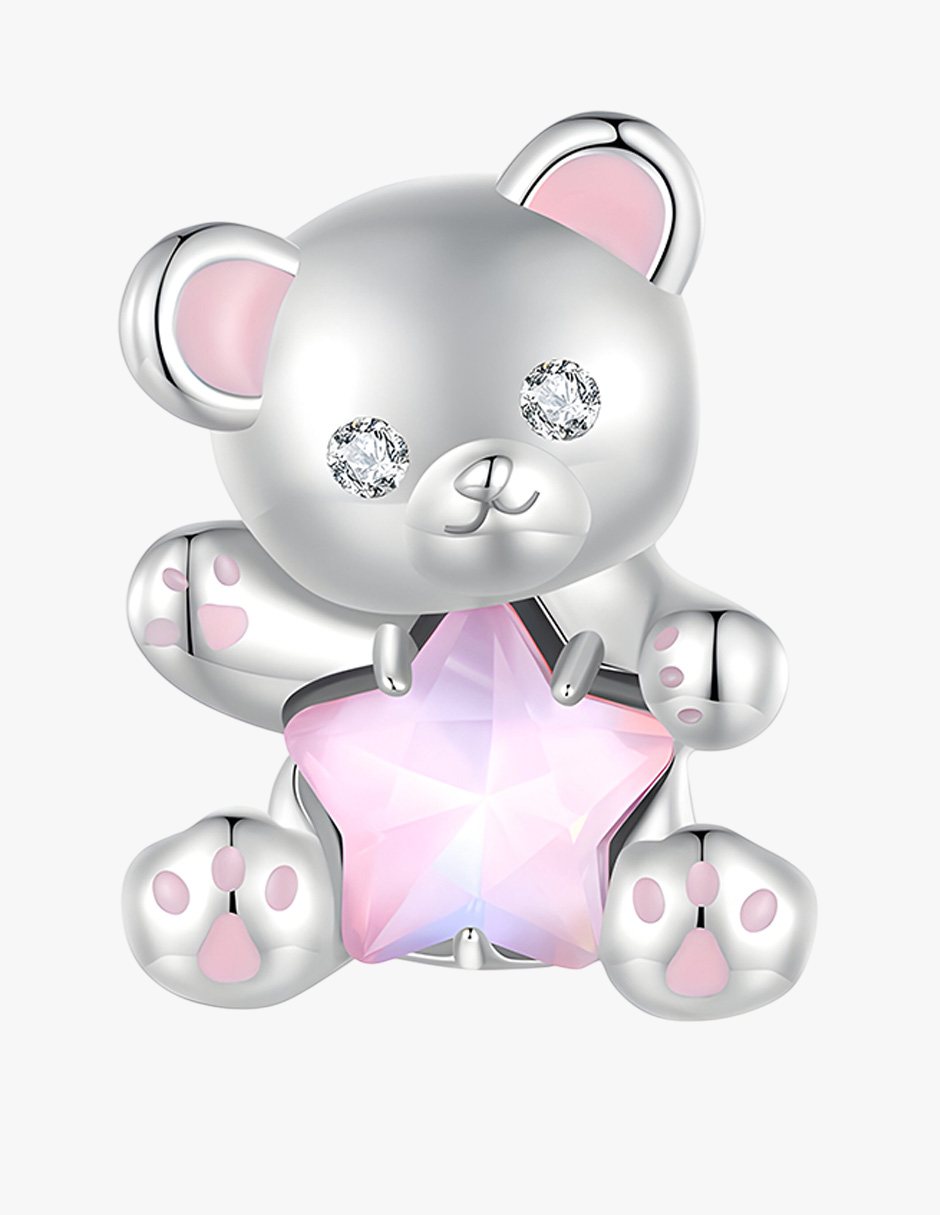 Charm de Oso, Plata .925, Ame Glam Pop