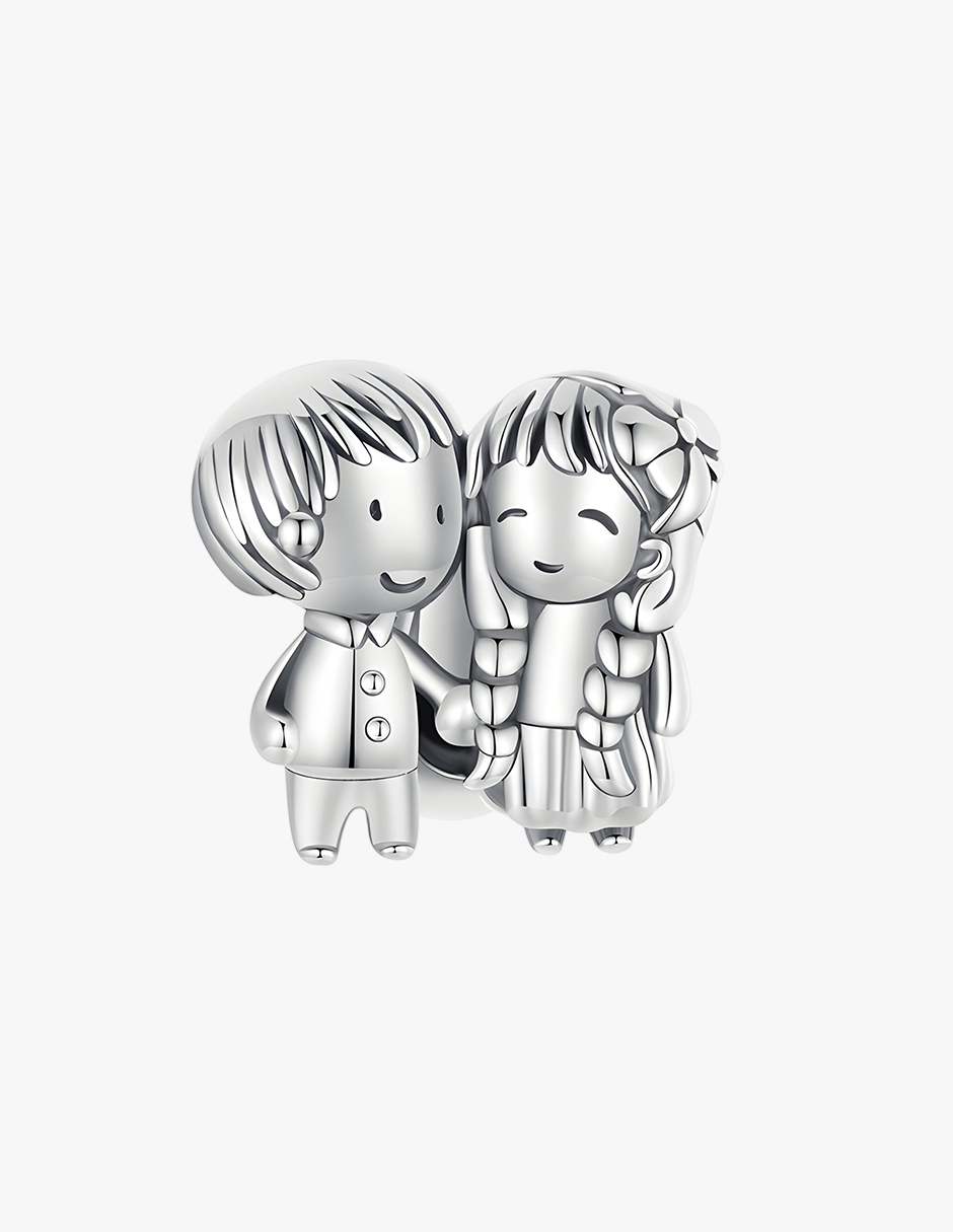 Charm de Pareja, Plata .925, Ame Glam Pop