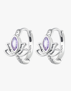 Aretes de Flor, Plata .925, Ame Glam Pop