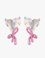 Aretes de Corazón, Plata .925, Ame Glam Pop