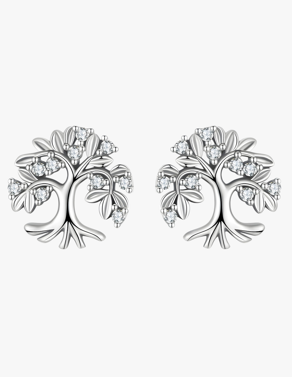 Aretes de Árbol, Plata .925, Ame Glam Pop