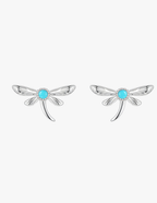 Aretes de Libélula, Plata .925, Ame Glam Pop
