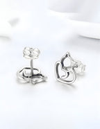 Aretes de Plata .925, Cat'S Love, Miow