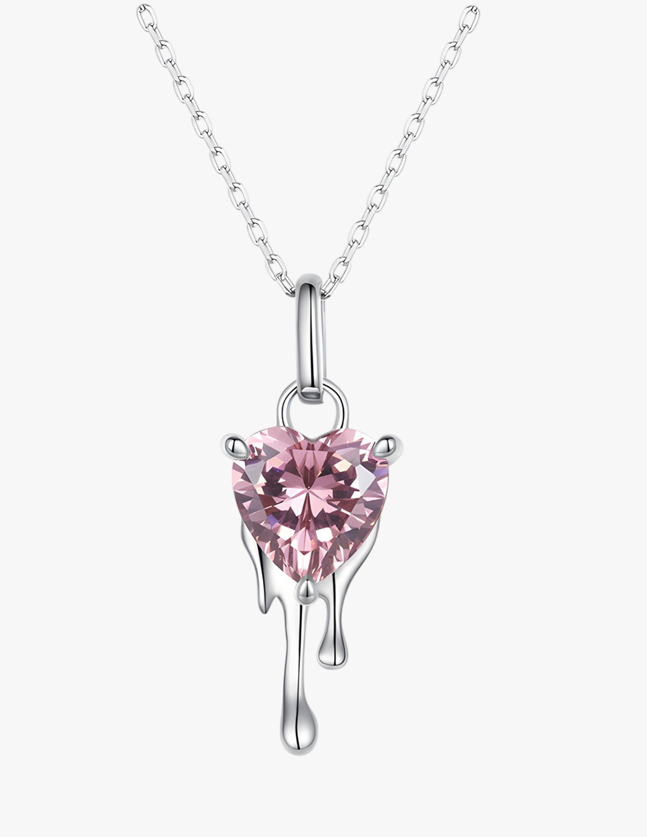 Collar de Corazón, Plata .925, Ame Glam Pop