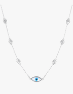 Collar de Ojo Turco, Plata .925, Ame Glam Pop