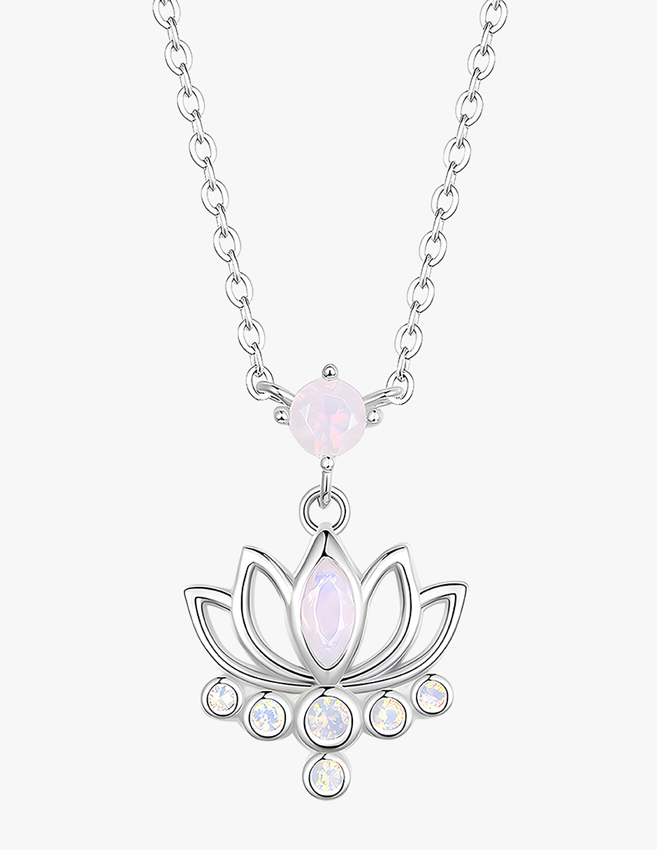 Collar de Flor, Plata .925, Ame Glam Pop