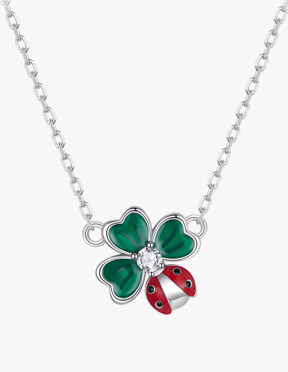 Collar de Trébol, Plata .925, Ame Glam Pop